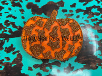 Pumpkin with Cow Print Car Freshie