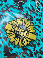 Sunflower Banner (Personalizable W/ Name) Car Freshie